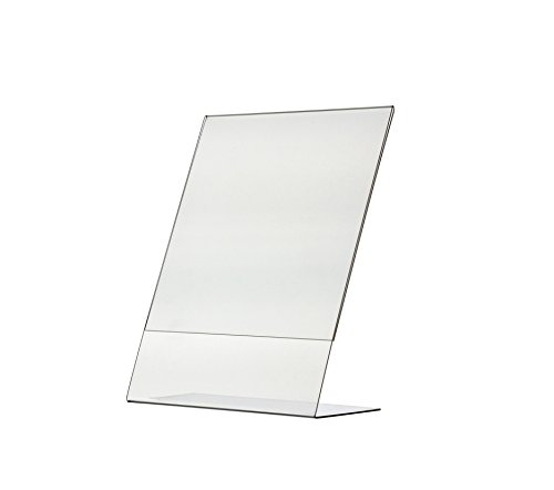 Marketing Holders 5 Pack Acrylic Sign Holder Side Load Table Tent 8.5