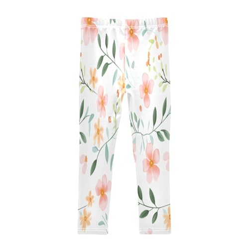 Bolaz Toddler Girls Leggings Printed Yoga Pants Leggings 3238-florid for Kids2