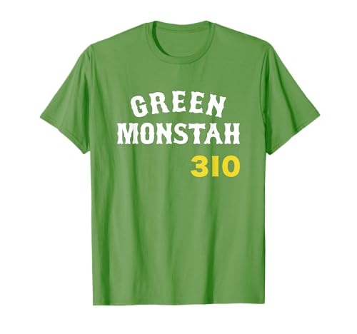 Green Monstah Boston Baseball City 310 ft Funny New England T-Shirt