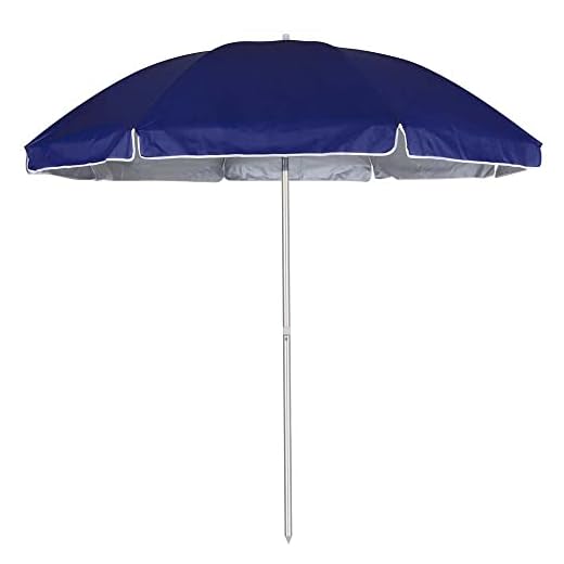 Guarda-sol Alumínio 2,60m Azul Mor