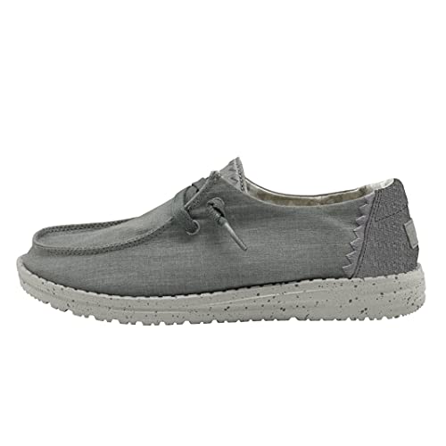 Image of HEYDUDE Women's Wendy Chambray | Women's Shoes | Women's Lace Up Loafers | Comfortable & Light-Weight