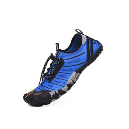 TINGSHC BKSYOFU Zapatos de pesca y surf de playa for hombres y mujeres, zapatos de playa, zapatos de cinco dedos(46)
