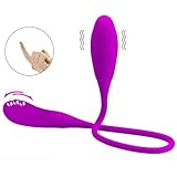 Room Rechargeable Dual Vibrator 7 Speeds Double Head Bullet Vibrator Butt Adult Toy For Couple Men Women