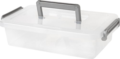 IRIS® 2.7 Quart Modular Latch Boxes with Handles