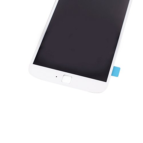 Image of LCD Screen Display with Digitizer Touch Panel Without Bezel Frame Compatible with Motorola Moto G4 Plus Moto G Plus 4th Gen XT1641 XT1644(White)