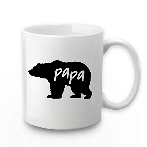 Papa Bear mug Papa Bear Coffee Mug Fathers Day Mugs for Dad Husband Birthday Christmas Mugs for Dad from Daughter Son Birthday Mugs Coffee Mugs for Dad 11 Ounce