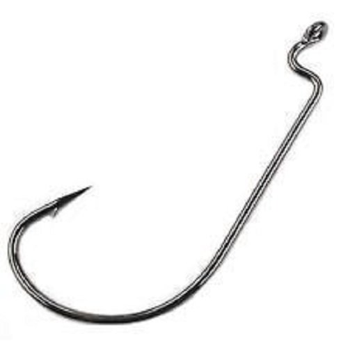 MustadUltraPoint Mega-Bite Wide Gap Soft Plastic Hook with Offset Shank (Pack of 5)