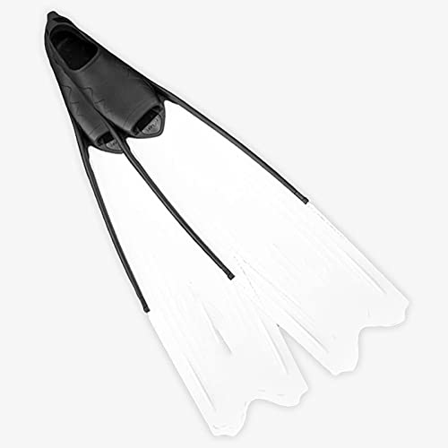 Flipper - Aletas de natación profesionales para adultos, portátil, de silicona, para buceo, buceo, buceo largo, sumergible, esnórquel, deportes acuáticos, equipo de aletas de buceo