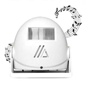 Sensor Doorbell Greeting Store Doorbells Wireless 10m Warning with Music, Voice for Market, Closer to Lives of Consumers, Shops, Factories, Home Various Occasions