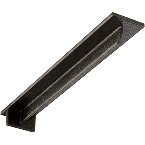 3" W x 20" D x 2" H Heaton Hidden Support Steel Bracket w/ 16" Support Depth, Antiqued Warm Silver