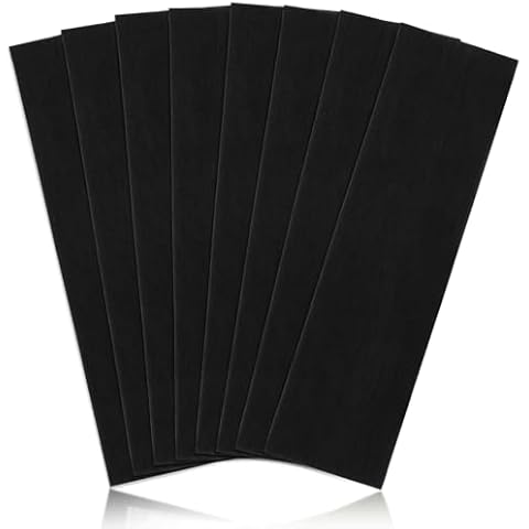 DRESHOW Stretchy Black Headbands for Gym Cover