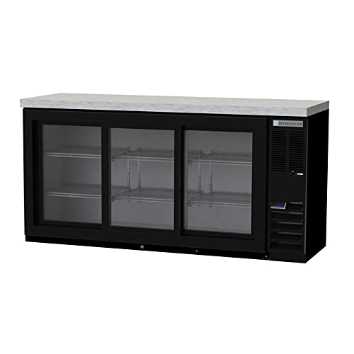 Beverage Air BB72HC-1-F-GS-S-27 Three-Section Refrigerated Food Rated Back Bar Storage Cabinet, NSF