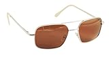 55mm Burn Notice Sunglasses with Polarized Cognac Lenses