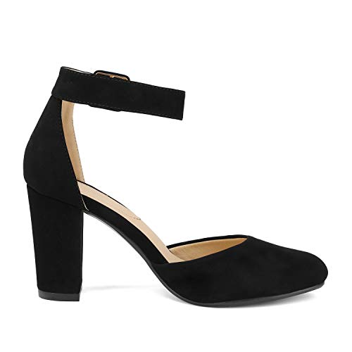 Dream Pairs Womens High Heel Ankle Strap Party Pumps Shoes thumb #2