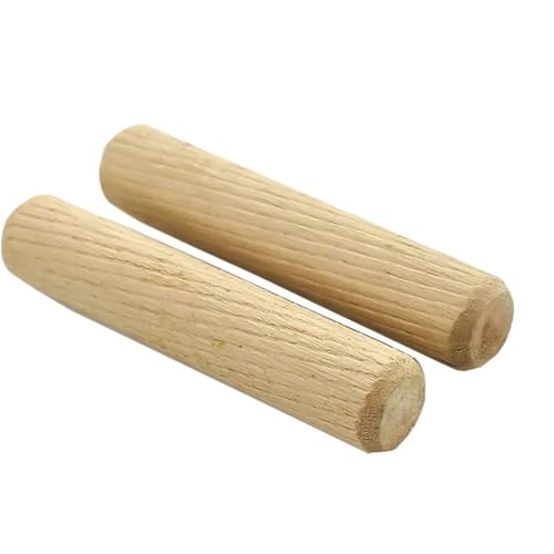 Clavijas De Madera 50 piezas de conectores de madera for el hogar, redondos, de sarga, for muebles(40mm)