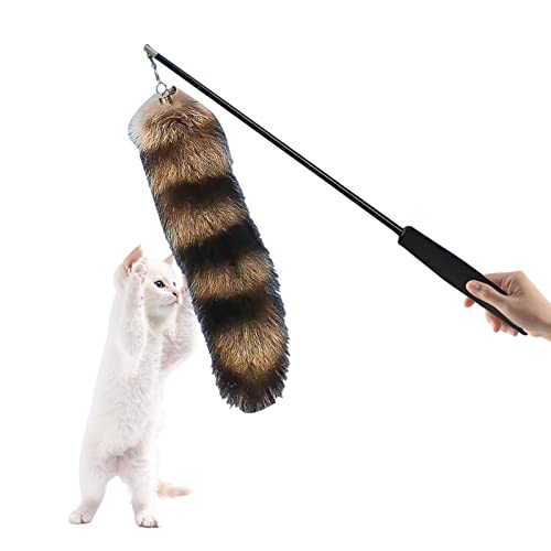 Vigcebit - Juguete retráctil para gatos teaser | Juguete interactivo para gatos de juguete retráctil para gatos | Juguete de gatito para gatos de interior, cuidado de gatos para aliviar el