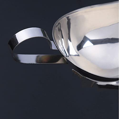 Saucière en inox chaud et froid avec bec verseur profilé - 6