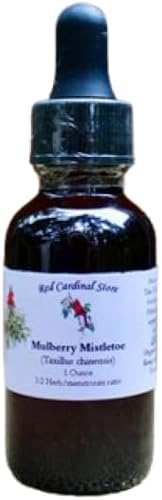 Tintura herbaria de doble extracción de muérdago de morera