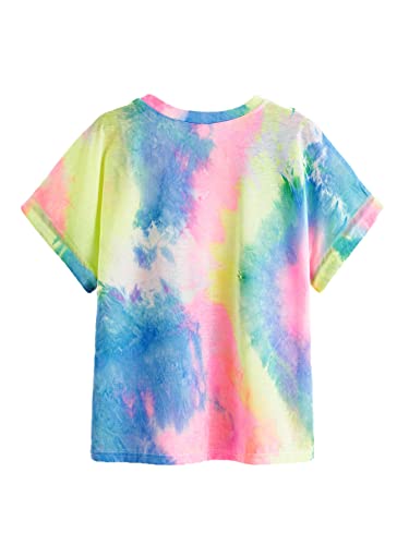 Verdusa Women's Casual Short Sleeve Tie Dye Tee2