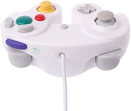 Gamepad Game Controller with a Wired Port GC WII Video Game Console Control (Color : White)