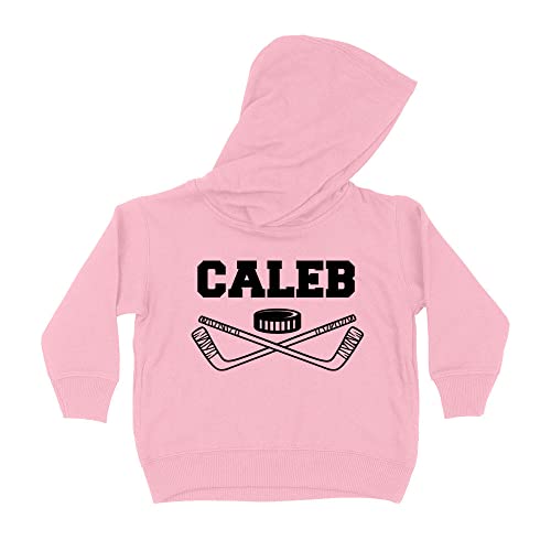 Hockey Caleb Kids Hoodie Sweatshirt Toddler 2T Light Pink