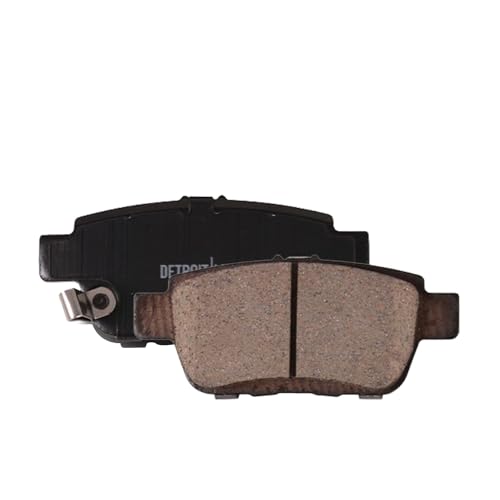 Image of Detroit Axle - Rear Ceramic Brake Pads with Hardware Set Replacement for 2009-2014 Honda Ridgeline Acura TL - 4pc Set