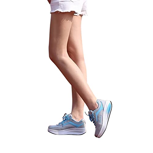 Women Fashion Running Shoes Comfort Sneakers with Arch Support, Lace Up Thick-Sole Athletic Shoes Casual Gym Sneaker2