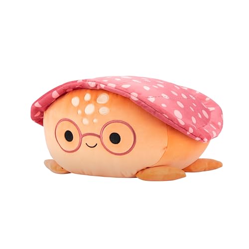 Image of Squishmallows Original 12in Caine The Orange Leatherback Turtle with Glasses - Official Jazwares Plush (Medium-Sized)