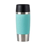 Praktischer Trinkgenuss: Dank 360°-Rundum-Trinköffnung ist Trinken von jeder Seite möglich; einfaches Öffnen mit nur einer Hand per Quick-Press-Verschluss