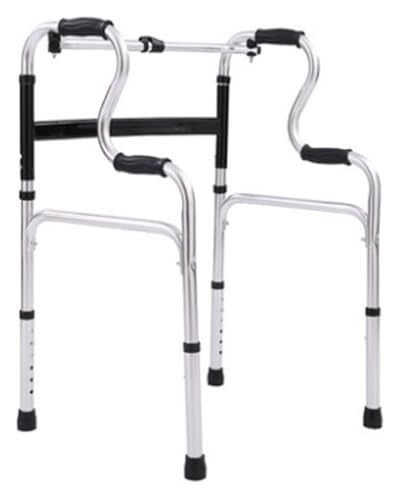 Folding Walker, Walkers for Seniors, Height-Adjustable Portable Medical Walker