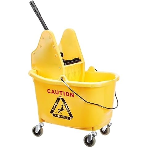 Amazon Basics 33L Mop Bucket with Wringer Cover
