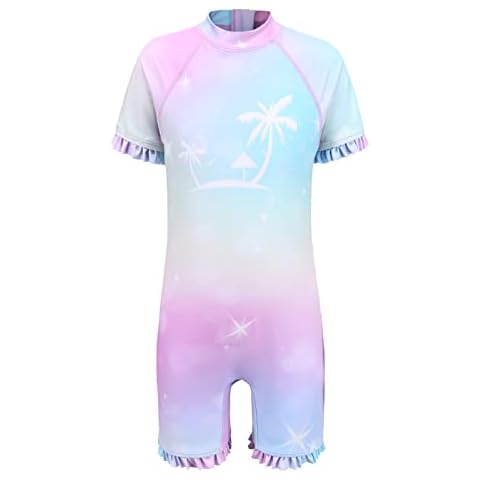Moon Tree Girls One Piece Swimsuit 11-12 Years Cover