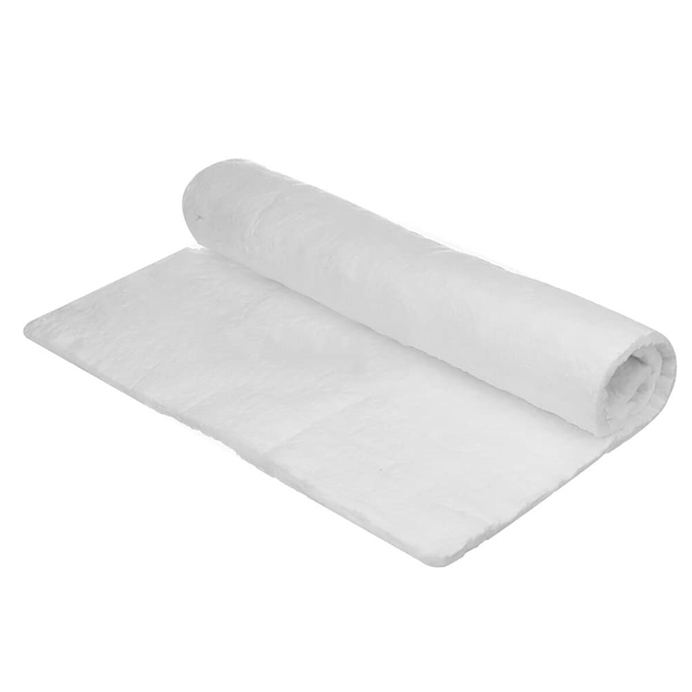 Manta aislante de fibra cerámica (1 unidad) for estufas, hornos, hornos de convección, ladrillos refractarios y calderas.(300mmx610mmx50mm)
