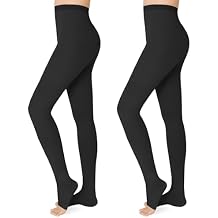 20 - 30mmHg Compression Pantyhose,1 Pair or 2 Pairs Comfortable Compression Leggings,Open Toe Design,Medical Waist High Compression Stockings for Edema, Varicose Veins, Swelling, Pregnant,Nurses, AthletesOpen Toe