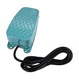 LEDMOMO シーフットペダルスイッチ 電源フットスイッチ モーメンタリペダルスイッチ コード付き アルミ合製 滑り止め設計 木工機械 立ライン 溶接機対応