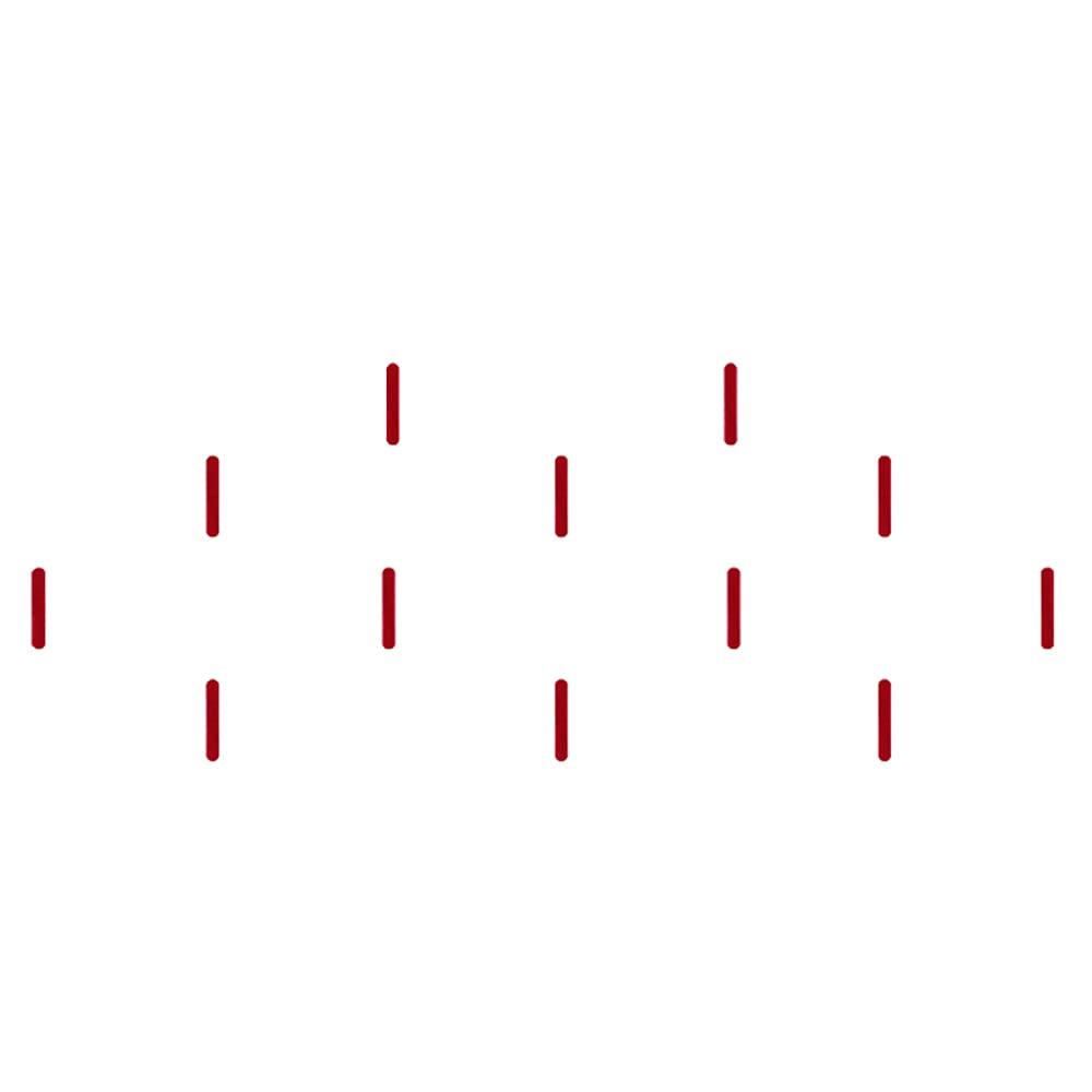 Comet Busters Long Line Maroon Bindis (6 mm)