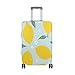 Orediy Elastischer Reisegepäck-Überzug mit Zitronen- und Gänseblümchen-Aufdruck, Koffer-Schutz (ohne Koffer) in den Größen S, M, L, XL, multi (Mehrfarbig) - suitcasecover