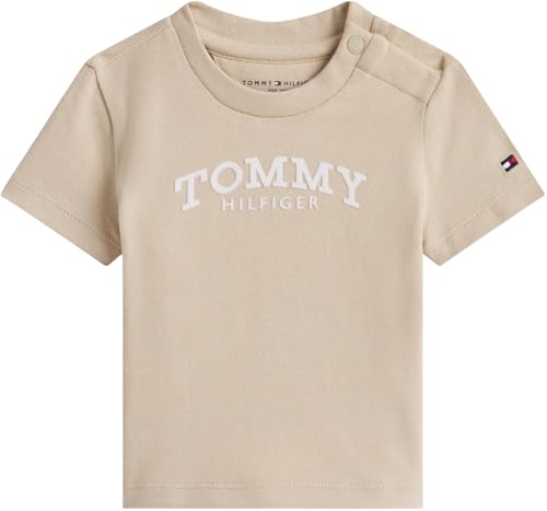 Tommy Hilfiger Newborn MONOTYPE Logo tee S/S KN0KN02146 Beige (Gulf Sand) 24 Month