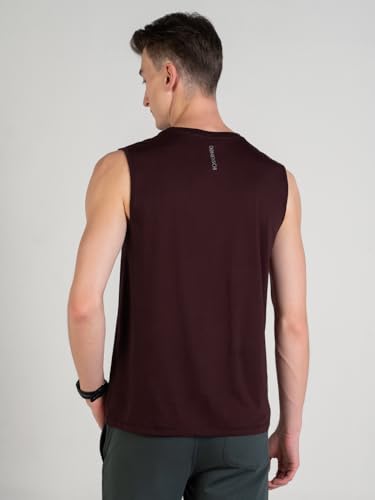 Image of DAMENSCH Men's Cotton Blend Regular Fit Breeeze Gym Vests Workout, Ultra-Lightweight Gym Sando, Anti-Fade Cotton Blend Tank Top, Quick-Dry Sleeveless Vest