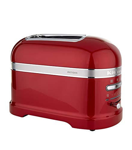 KitchenAid Artisan 2 Slot Electric Toaster 5KMT2204BCA (Candy Apple), for All sort of breads, Innovative 2-Slice Toaster