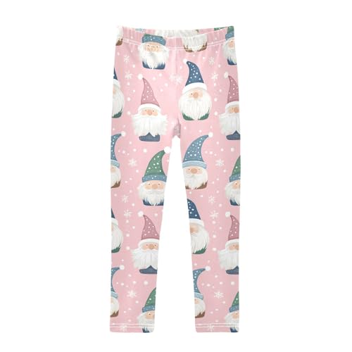 KLL Cute Christmas Gnomes Toddler Girls' Leggings Casual Full Length Pants Gym
