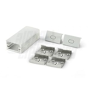 Alpha Elettronica Aluminiumprofil JO380/088-12K Set
