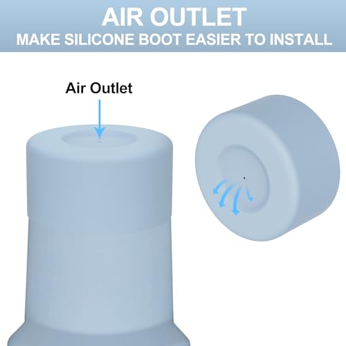 Image of Affute Protective Silicone Boot for Stanley Quencher H2.0 40 30 20 oz & IceFlow Flip 30 20 oz, BPA Free Anti-Noise Anti-Scratch, Stanley Cup Protector Sleeve Cover Boot