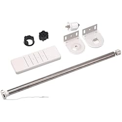 Persianas Automaticas Ikea Rollerhouse Motores para persianas enrollables con batería de litio recargable interna de RF 433, se adapta a tubos de 25 mm, convierte las persianas existentes en persianas automáticas