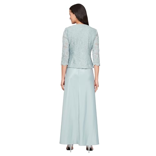 Image of Alex Evenings Womens Two Piece Mother of The Bride Dress with Lace Jacket