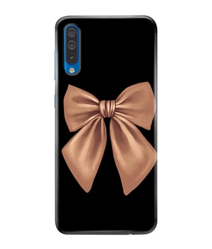 Image of Girly Pink Bow Printed Hard Back Case Cover Compatible for Samsung Galaxy A70 / Samsung Galaxy A70S (Multicolor) - D1660