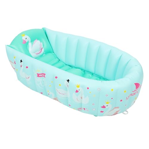 Bañera inflable para bebés plegable que soluciona la falta de espacio 1
