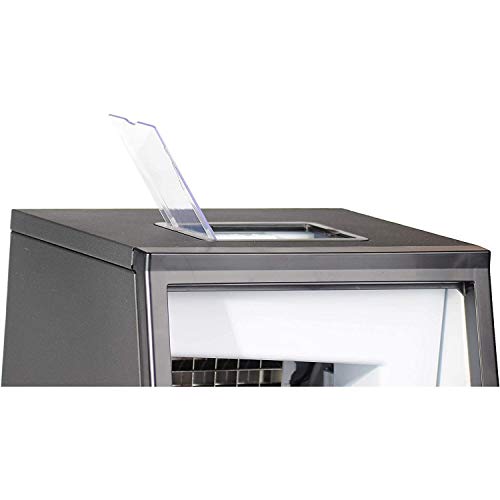 Raxinbang Ice Cube Fach Automatische Untergegen/Tragbare Freistehende Eiswürfelmaschine Mit Schaufel, Schwarz Gewerbe… – Bild 8