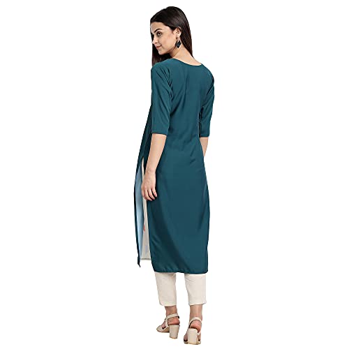 Image of Women's Crepe Straight Kurta