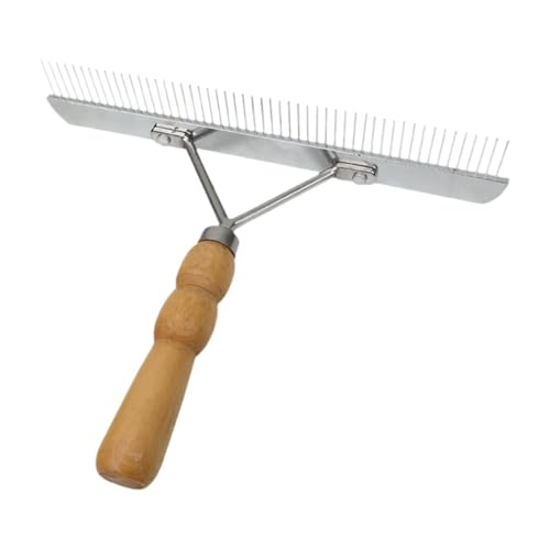 FewNvWa Cepillo para El Pelo de Caballo, Herramienta de Aseo para Caballos, Práctico Peine para Gatos de Pelo Largo.